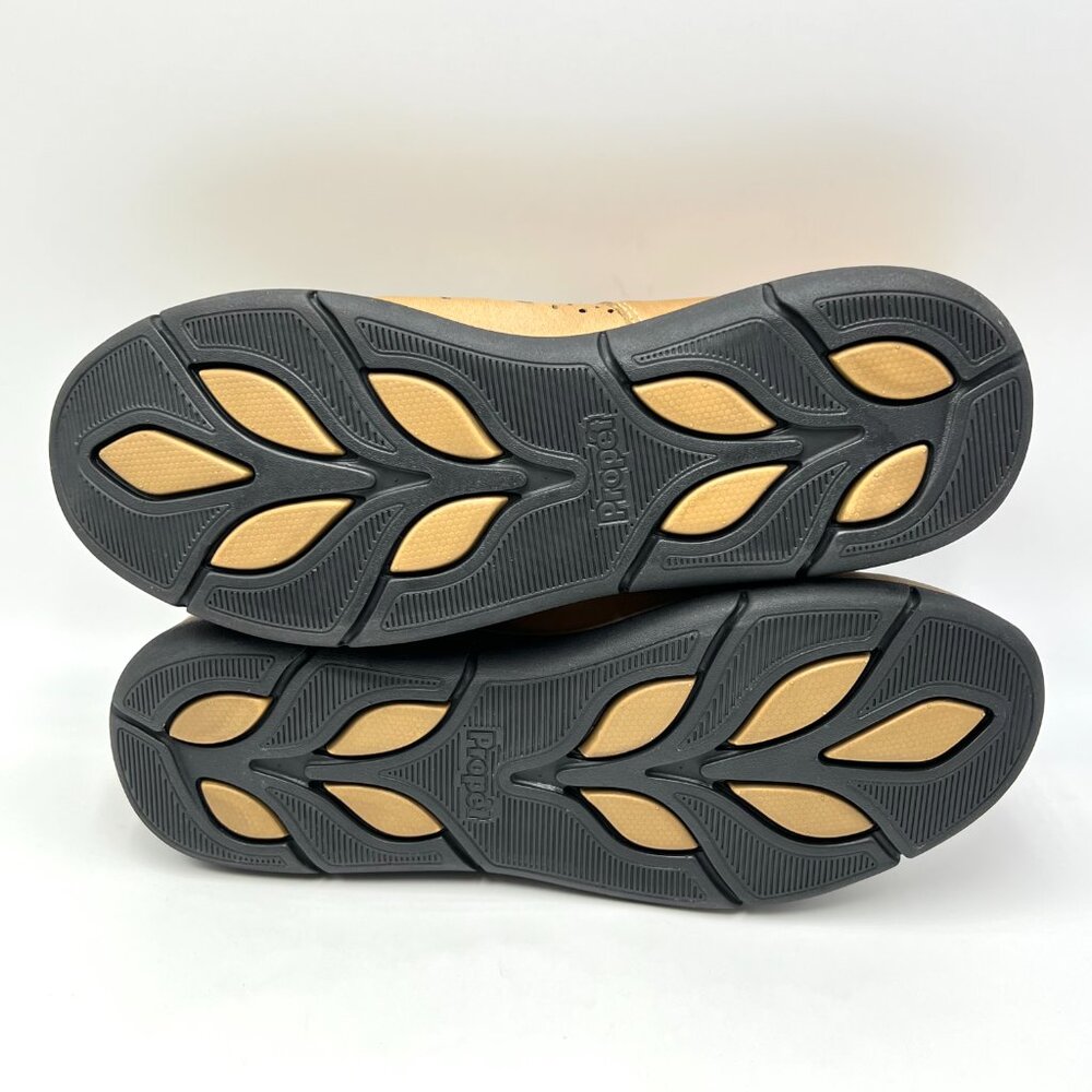9.5N 9.5 NARROW WIDTH Propet Selena Brownβ Leather Mary Jane Comfort Flats Shoes - Picture 9 of 13